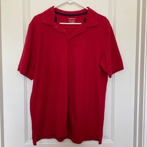 🎄🎁 GIFT IDEA FOR MEN! 👕🔥 Croft & Barrow Men's Red Polo Size Large